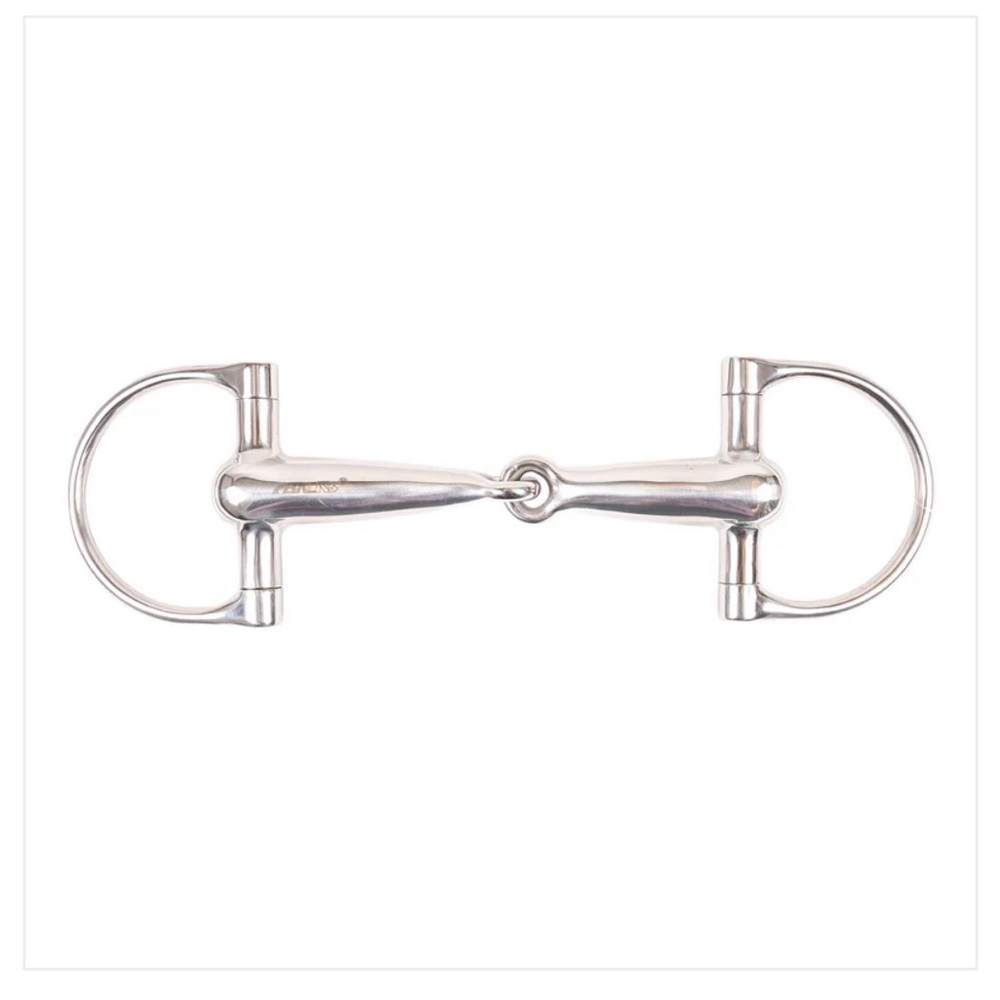 Metalab Racing Dee hollow mouth snaffle bit (5.25”)